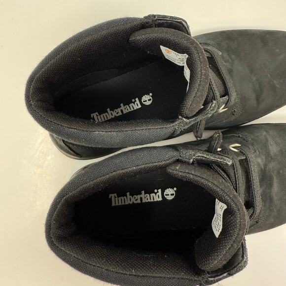 Timberland Hiking Boots Women's 7 Black Suede Leather Hikers Outdoors - Picture 3 of 12